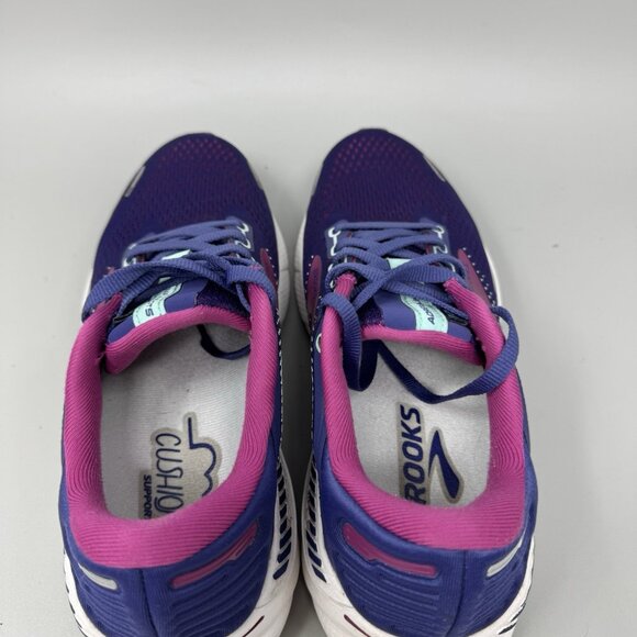 Brooks Running Shoes Adrenaline GTS 22 Navy Blue Pink Women's Size 6.5 B - Picture 7 of 8